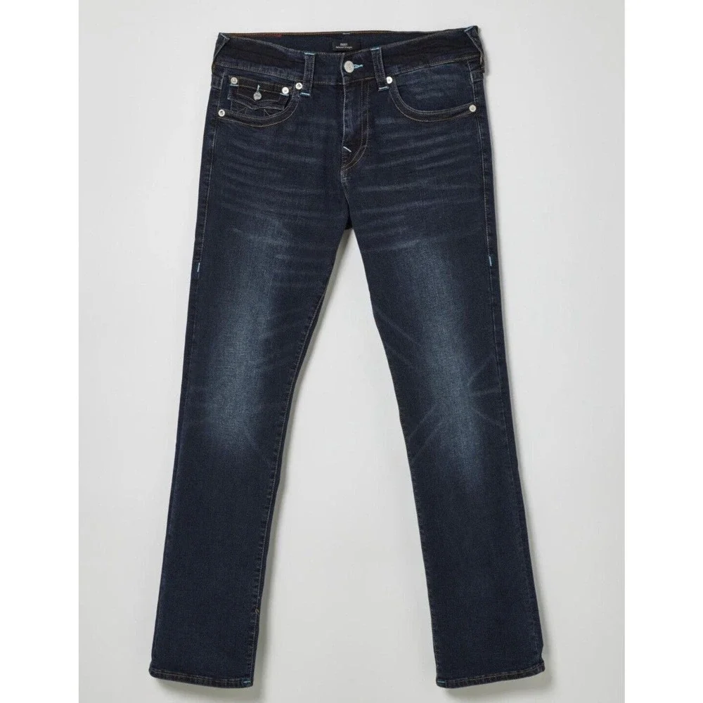 True‎ Religion Ricky Flap Relaxed Straight Leg Jeans Men Size 30 x 32 New